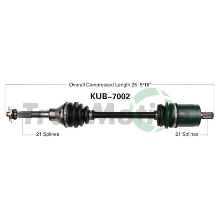 Surtrack Axle Drive Axle Assembly, Kub-7002 KUB-7002